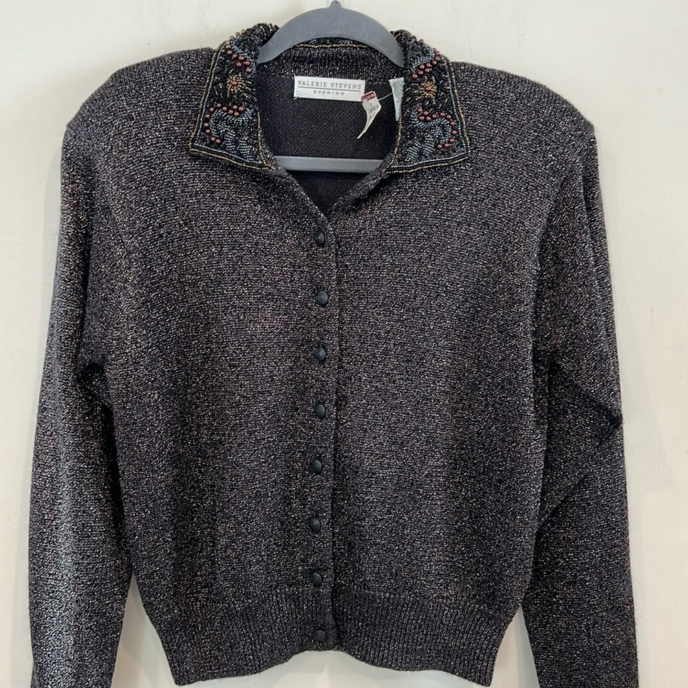 Valerie Stevens Evening Vintage Dressy Jacket NWT‎ Size M